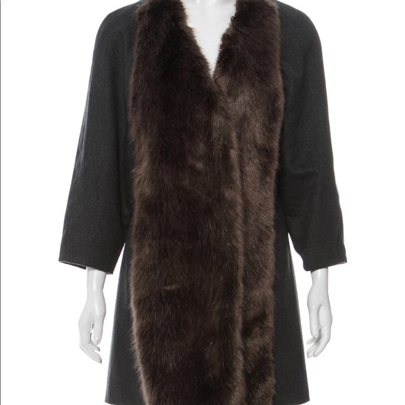 Tibi faux fur convertible coat. - Picture 1 of 6